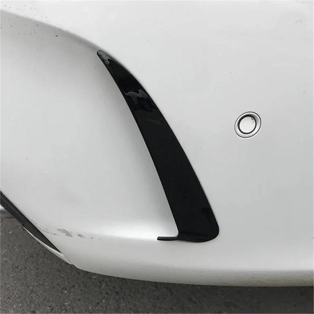 2 Pcs Rear Bumper Air Vent Cover Compatible for C Class W205 C43 C63 Amg 2014-2019(Black)