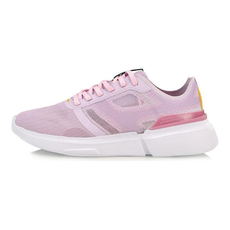 Li Ning Element Casual Shoes Women's Low top Dusty Purple AGCP052-3