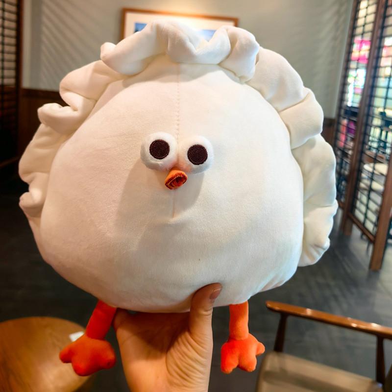 Duddun Chicken Plush Toy Cute Feather Filling For Kids Bedroom Decor Gift
