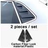 Rear Quarter Window Blinds Side Tuyere Louvers Cover Trim For VW Volkswagen Polo 2011 2012 2013 - 2018 Decoration Accessories