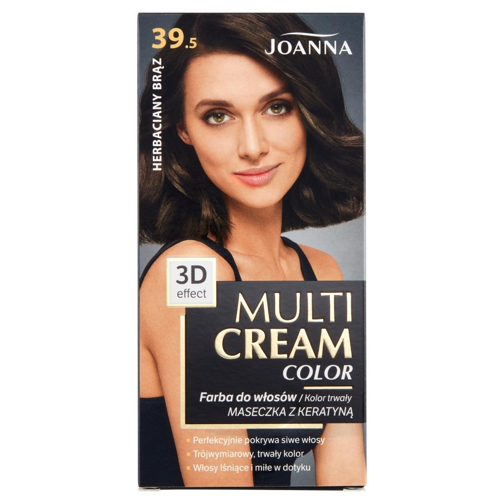Joanna Professional Herbal Brown Multi-Tonal Hair Color Cream - 120ml for Radiant Shine