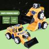 Electric Transforming Robot Car Toy with Music Light Automatic Obstacle Avoidance Deformation Tank