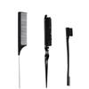 Professional Makeup And Hairdressing Three Piece Set, Double Ended Eyebrow Brush, Pointed Tail Comb, Brushed Fluffy Styling Comb Brush