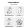 Multifunctional Infant Silicone Cleaning Brush Safe Bath Massage Tool Cute Cartoon Design for Baby Comfortable