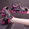 Damen Sneaker Schuhe 2024 Mode Plateau Tennis Damen Damenschuhe Designer Dicke Sohle Trainer Lässig Neu Rosen High Schnürer