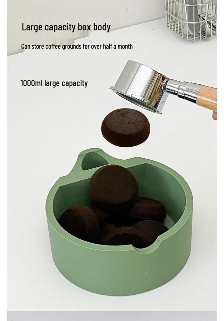 Silicone Noise-Reducing Espresso Knock Box for Coffee Grounds