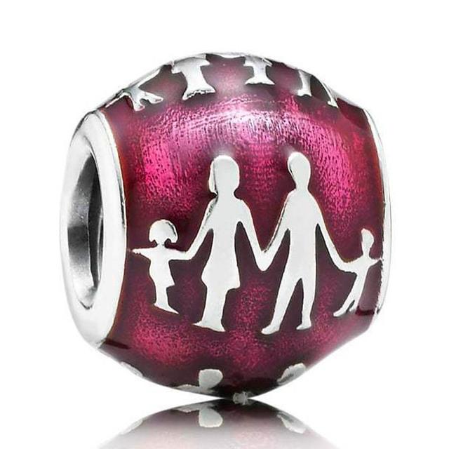 Wintry Delight Snowflake Ball Blue Swirls Pearlescent Dreams Charm S925 Sterling Silver Beads Fit Bracelet DIY Jewelry