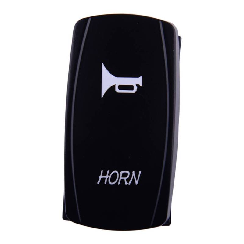 12V Car Boat Blue LED Horn Toggle Rocker On Off Switch Speaker Push Button Universal For Motorcycle Bus RV Trailer
