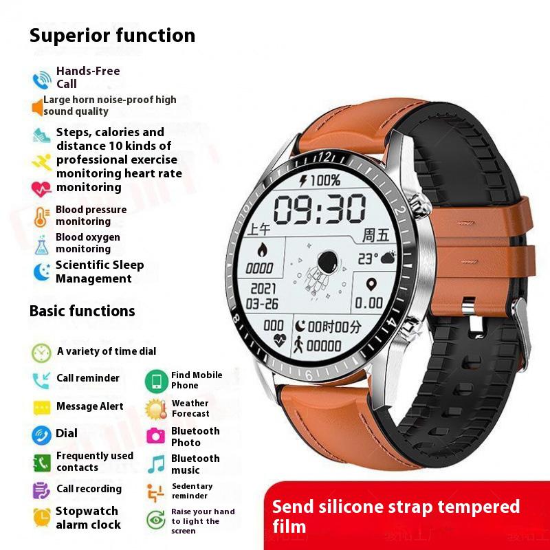 New High-end Smart Watch Can Answer the Phone Exercise Heart Rate and Blood Pressure Monitoring Bracelet Multifunctional Bluetooth Men's Watch