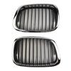For BMW E39 5-series 525/530/535/540 M5  97-03  ABS Plastic Front Chrome Black Grille Grill Accessories For Vehicles