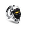 Zjyr1 for Chevrolet SILVERADO AVEO Cavalier Corvette Cobalt CAPTIVA SPARK TRAX CRUZE MALIBU Skull Car Start Stop Engine Cover Sticker