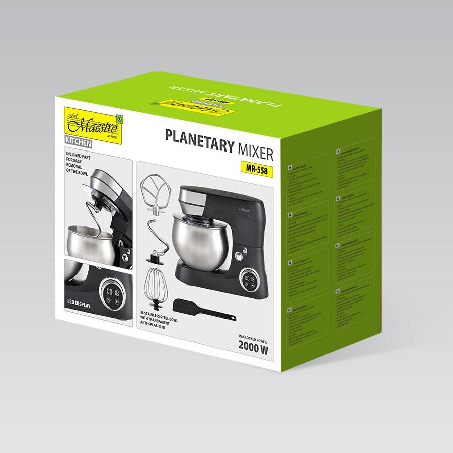 Planetary food processor 5l, 2000W MR-558