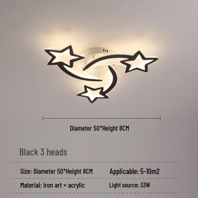 Cross-Border LED Creative Ceiling Light for Living Room & Bedroom - Modern, Simple, Acrylic Design