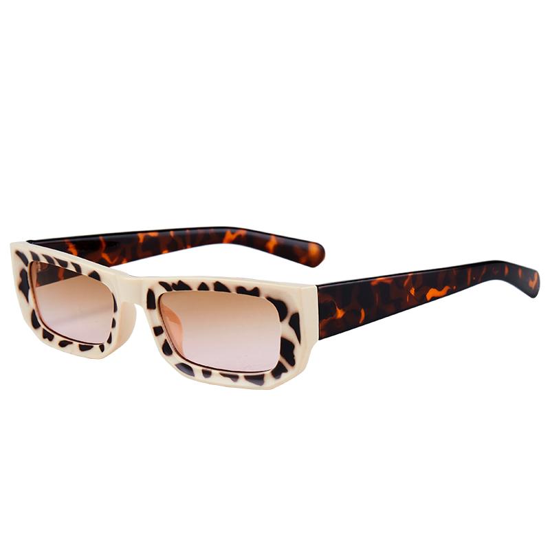 

The 2026 New High-Quality Retro Small Square-Framed Black Sunglasses With UV Protection Exude A Sense Of Sophistication M478 бежевый