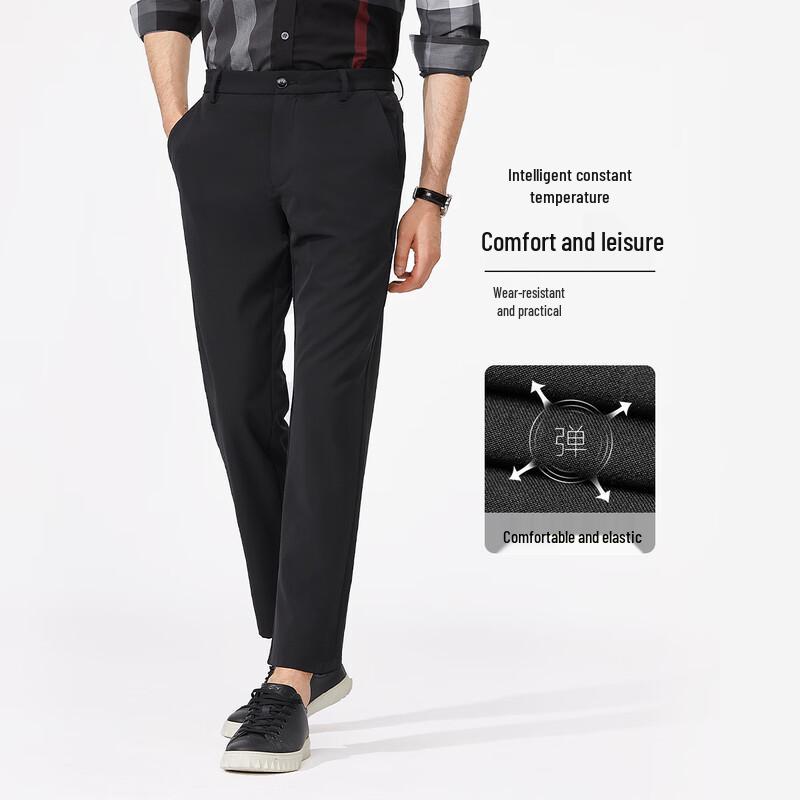 Goldlion Men s Straight-Fit Business Casual Trousers 31