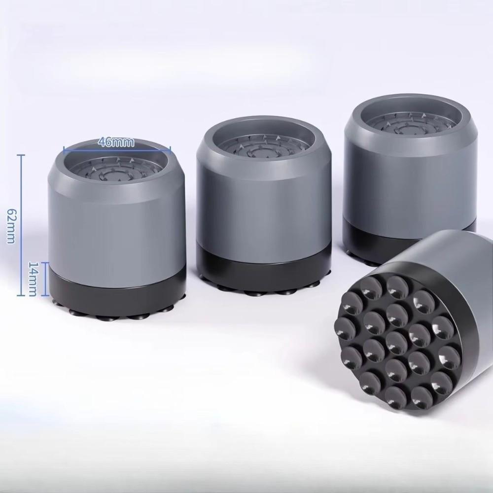 Anti Vibration Washing Machine Feet Pads with Suction Cup Anti Slip Washer Support Pads Heighten Shock-absorbing