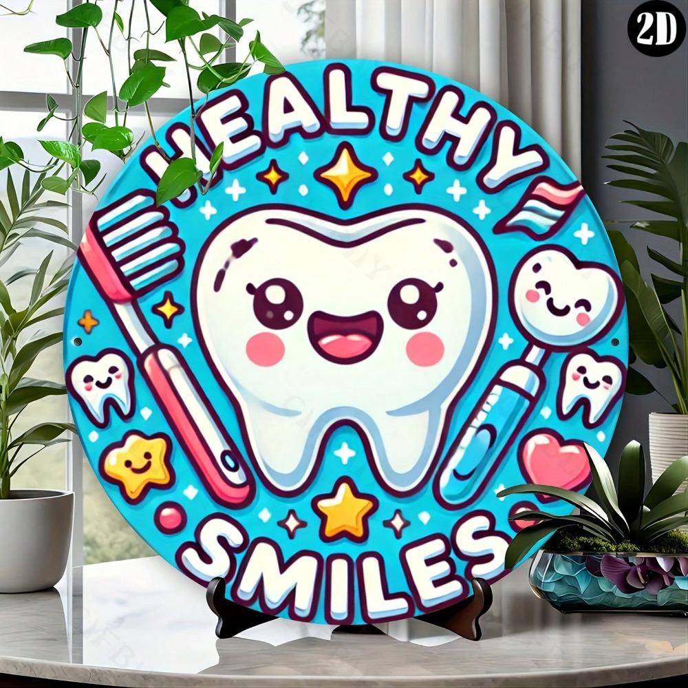 Dental Office Metal Wall Art Kitchen Home Decor Aluminum Sign