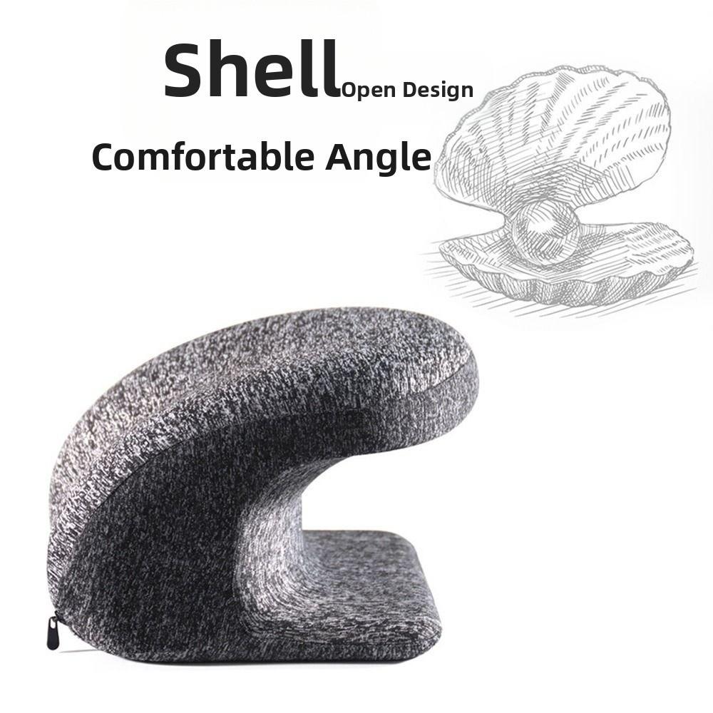 Portable Pillow Cushion Lightweight Face Down Desk Pillow Nap Sleeping Pillow  Cervical Protection