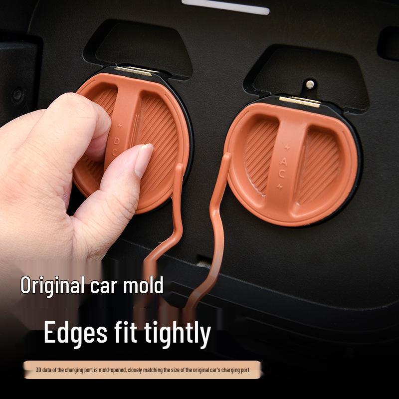 Zhijie R7 Silikon Ladeanschluss Schutzabdeckung - Staubdicht & Wasserdicht Auto Zubehör S7