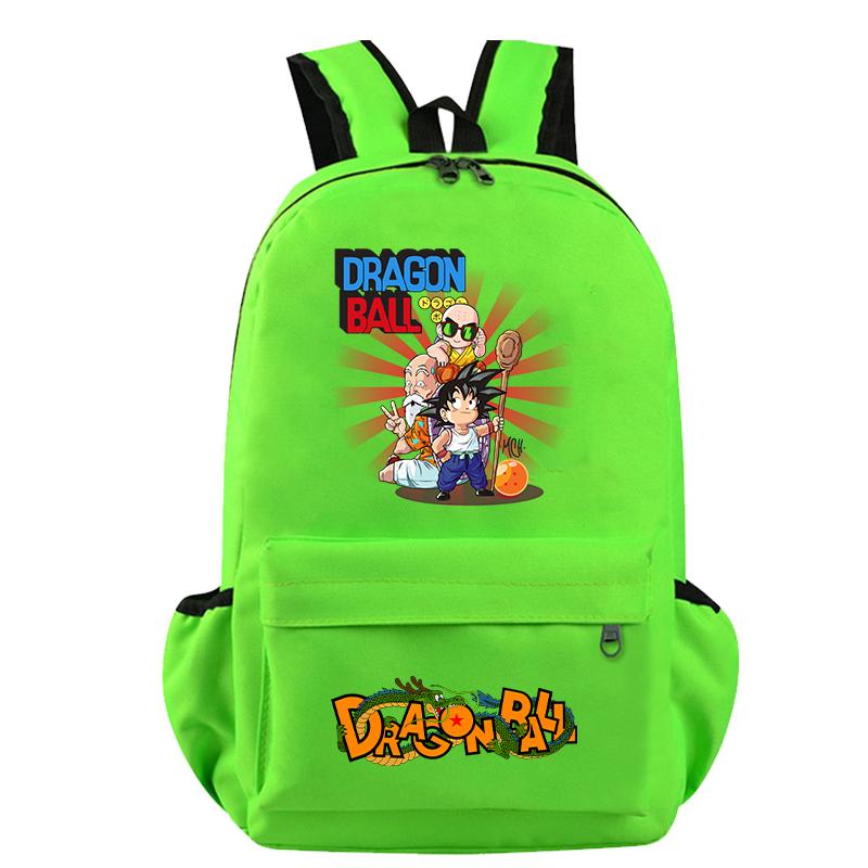 Anime Dragon Ball Cute Cartoon Backpack Document Bag for Girl Boy Teenager Best Gifts Schoolbag Men Women Leisure Travel Unisex Bagpack Rucksack