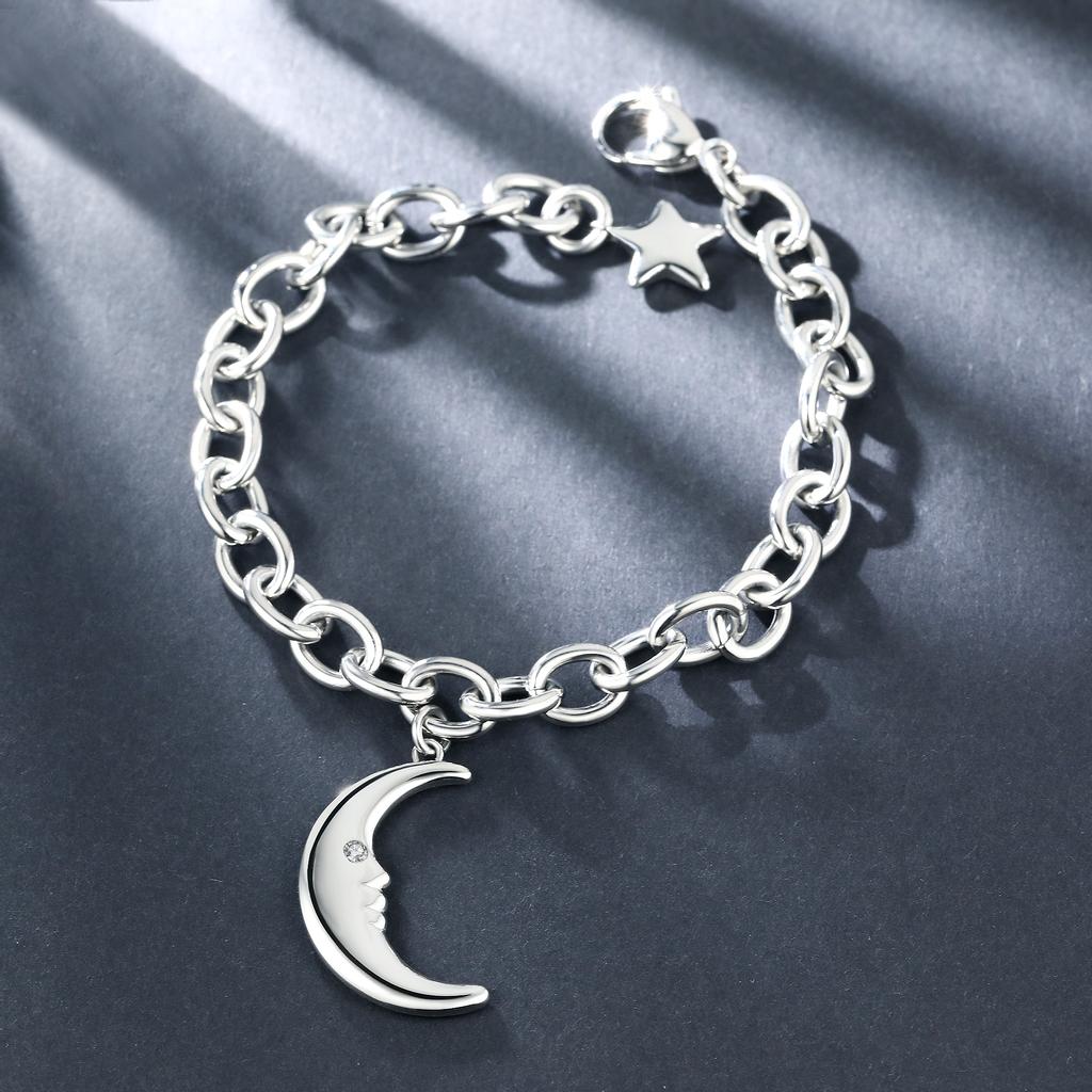 Umcho Exquisites Mondarmband aus 316L-Edelstahl