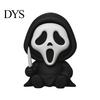 Compact Desktop Sculpture Mini Screaming Skeleton Figurine, 3D Printed Collectible Black And White Spooky Gift Ornament, Creepy Statue for Shelf Decor