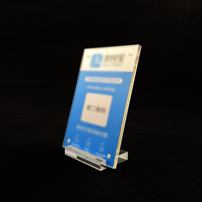 Photo Frame Acrylic Table Card Non Toxic Certificates Authorization Cards