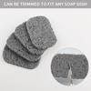 2PCS Soap Holder Pads, Non-Slip Soap Bar Savers Self-Draining Soap Lifting Pads for Soap Dish BPA-Free for Shower Kitchen