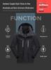 Unisex 3-in-1 Waterproof Down Jacket with Detachable Fleece Liner for Autumn/Winter Mountaineering