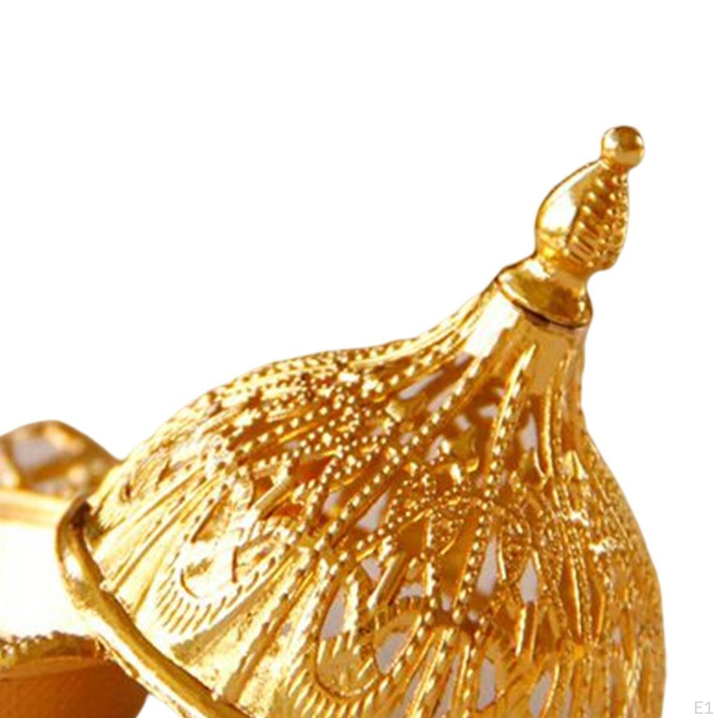 Metal Burner Table Centerpiece Decoration Fragrance Diffuser Censer Holder for Teahouse Temple Yoga