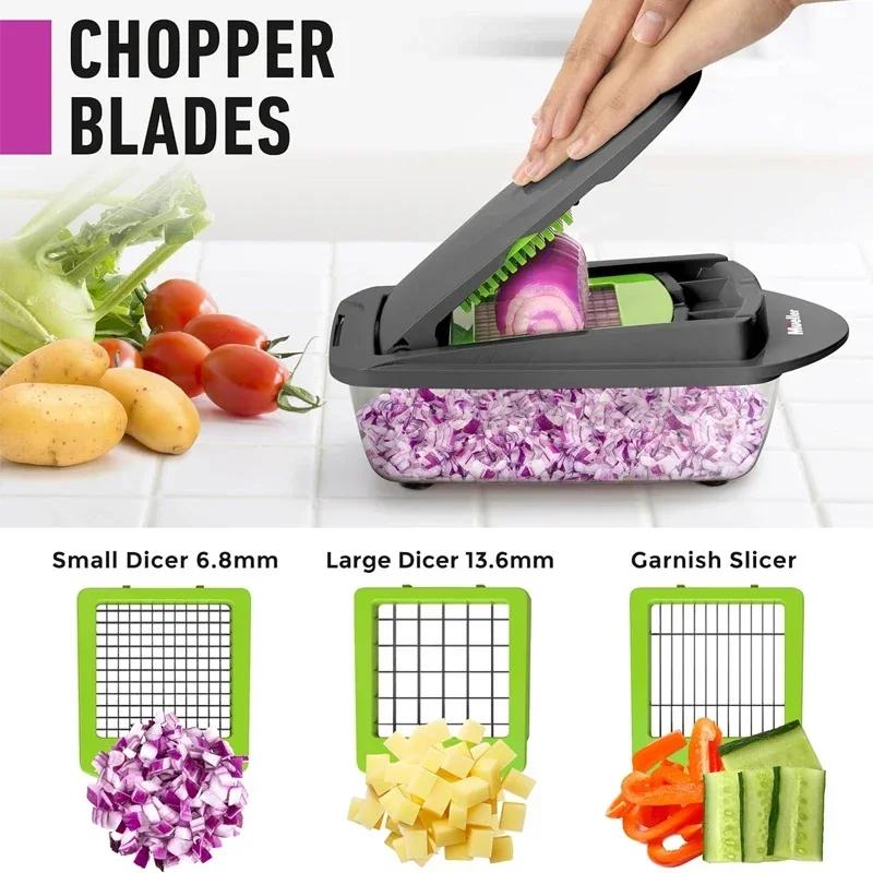 14PCS/16PCS Set Vegetable Chopper Multifunctional Fruit Slicer Manual Food Grater Vegetable Slicer Onion Chopper Kitchen Gadgets