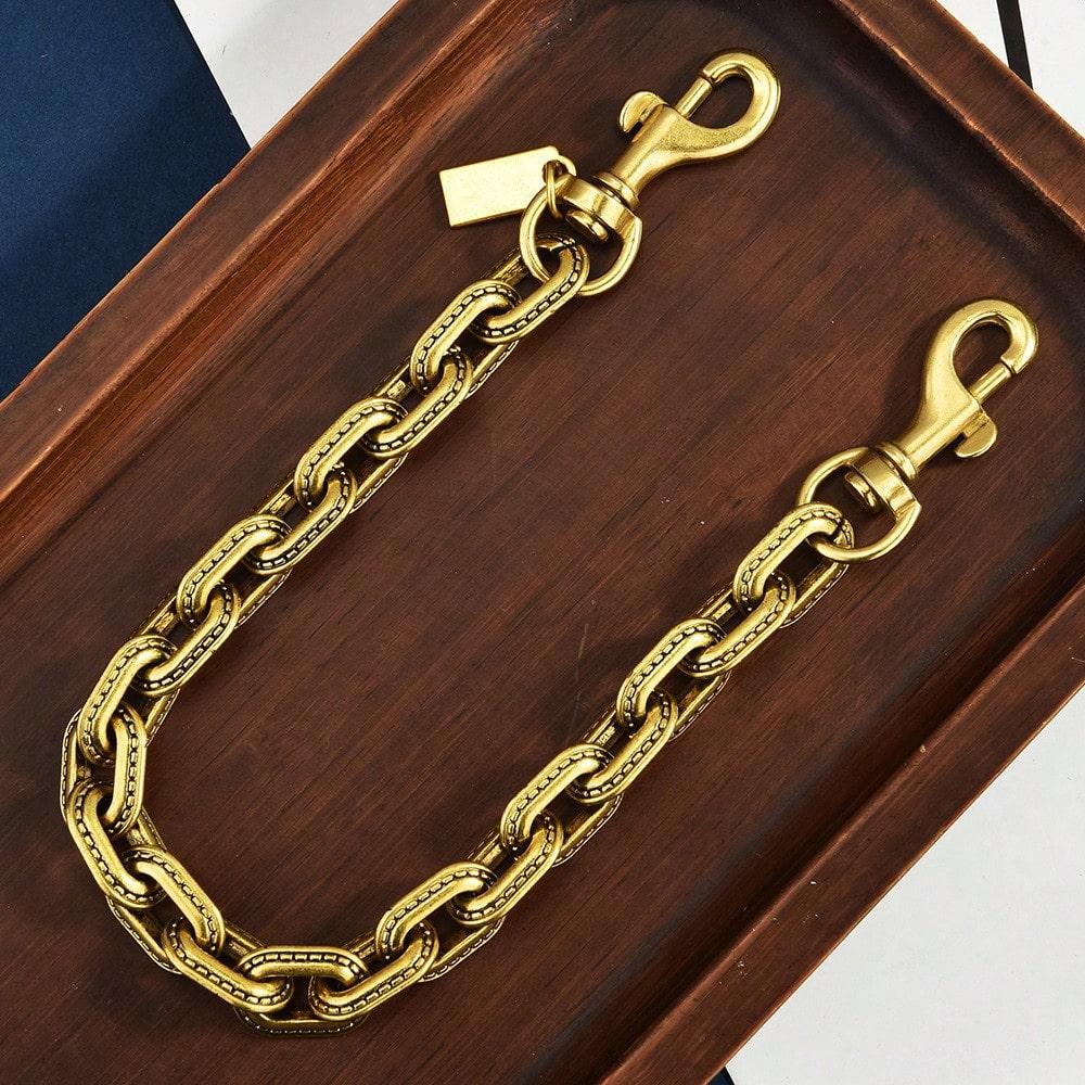 Fashion shoulder bag chain pendant square bag women's oblique span bag hanging chain jewelry