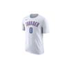 Russell Westbrook #0 Thunder Limited Edition T-Shirt Men Tops White 870797-100