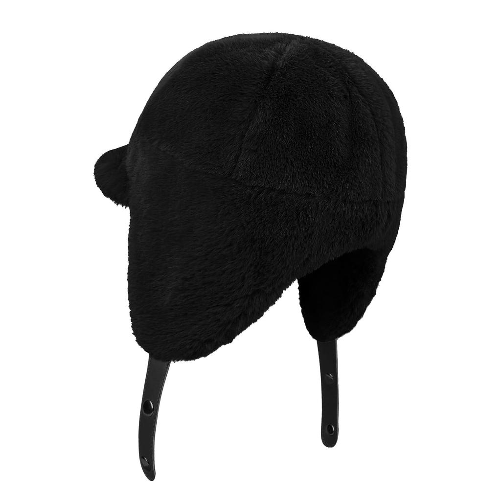Croogo Pilot Cap with Ear Cold and Perfect for Russian Cute Flight Perfect for Shoveling and Outdoor Men and Women Flaps, Windproof, Winter, Hat,