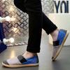Men Summer Slip on Driving Shoes Flats Unisex Lazy Shoes Women Casual Canvas Shoes Large Size for Couple