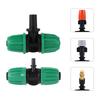 1/4" Pipe Plastic Locking Connector Barb Coupling Irrigation Connector Garden Watering Irrigation Diverter Pipe Fittings