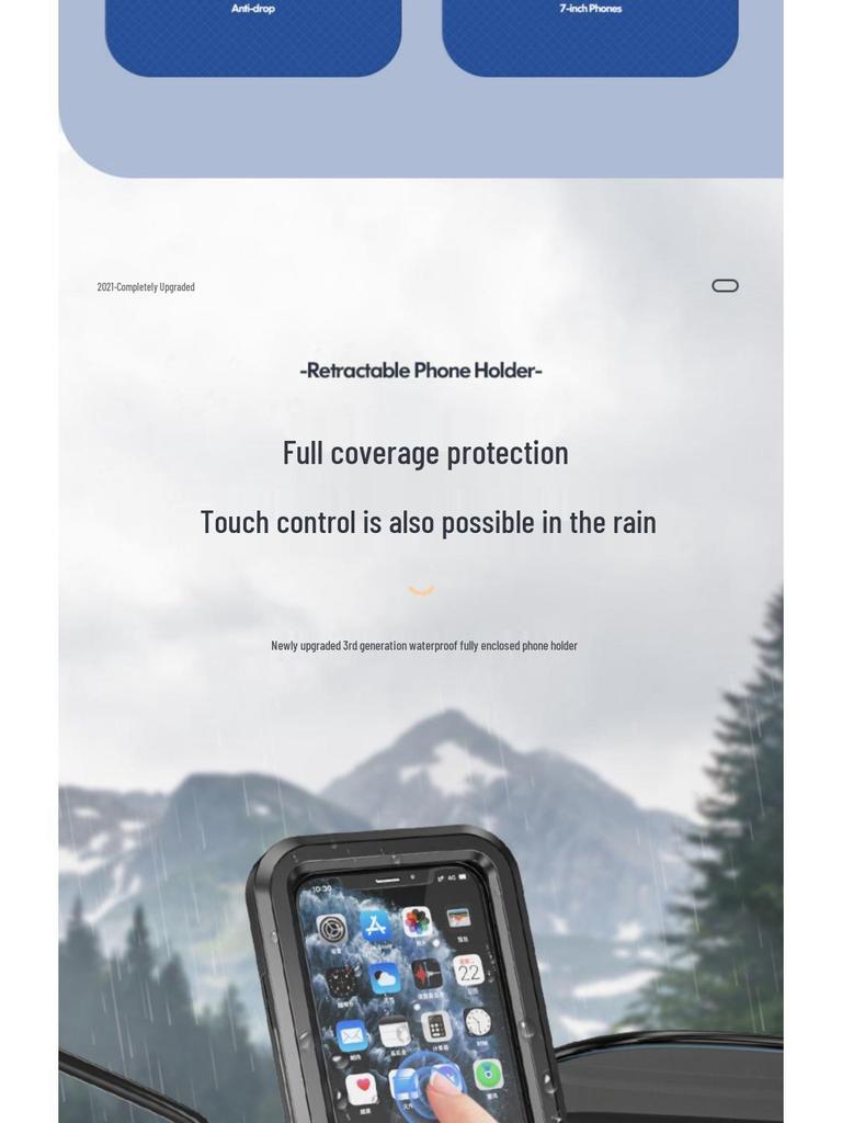 Waterproof Multifunctional Phone Holder for Cars, Motorcycles, and Bicycles