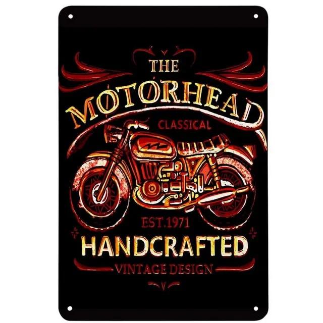 Vintage Triumph Norton Motorcycle Metal Tin Sign  Retro Iron Wall Poster for Bar Cafe Garage Home Decor  Metal Plaque Sheet