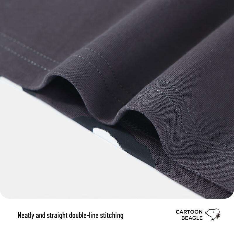 Snoopy Boys' Faux Two-Piece Long-Sleeve T-Shirt