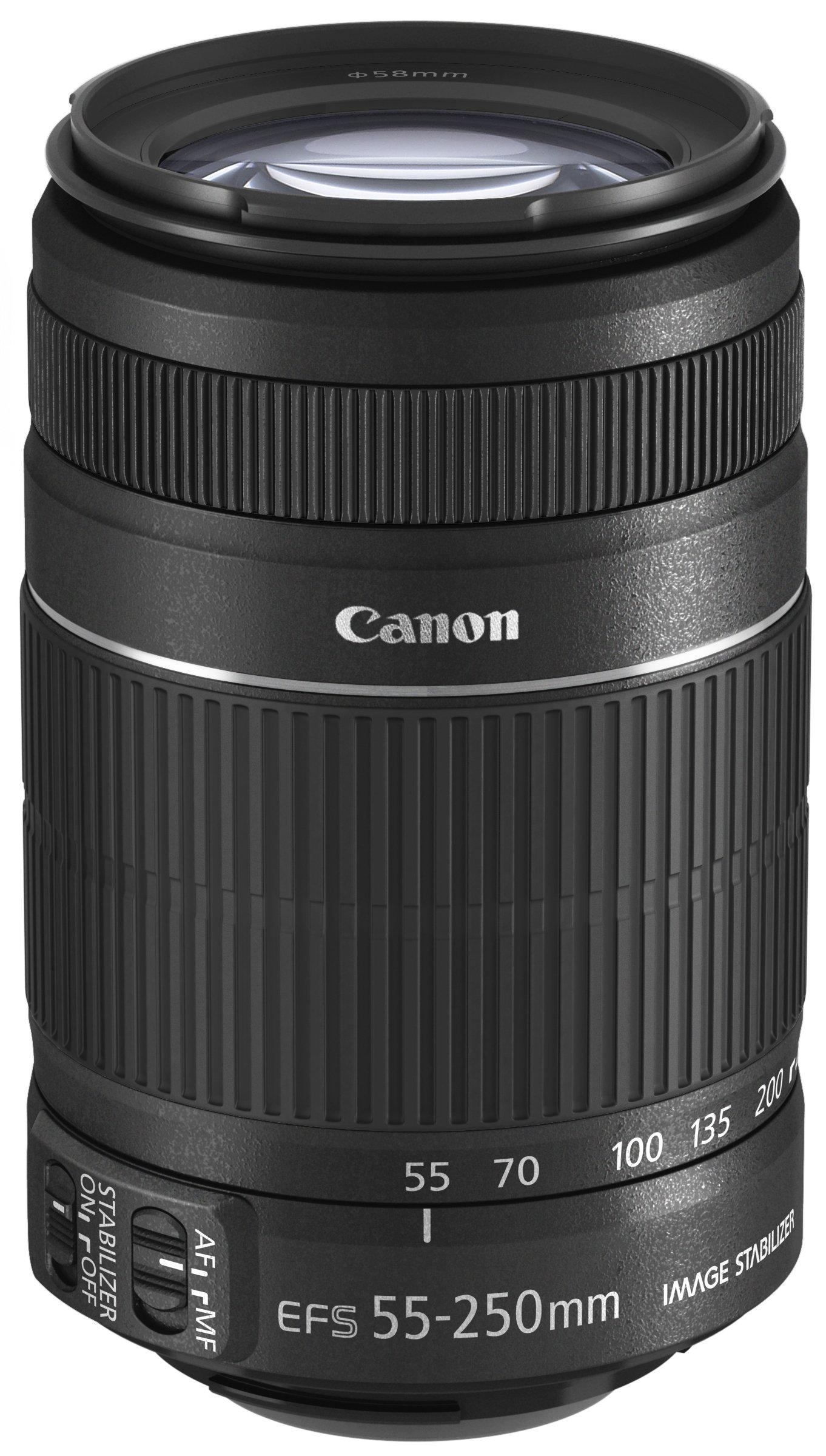 

Canon Telephoto Zoom Lens IS II Compatible EF-S55-250mm F4-5.6 APS-C