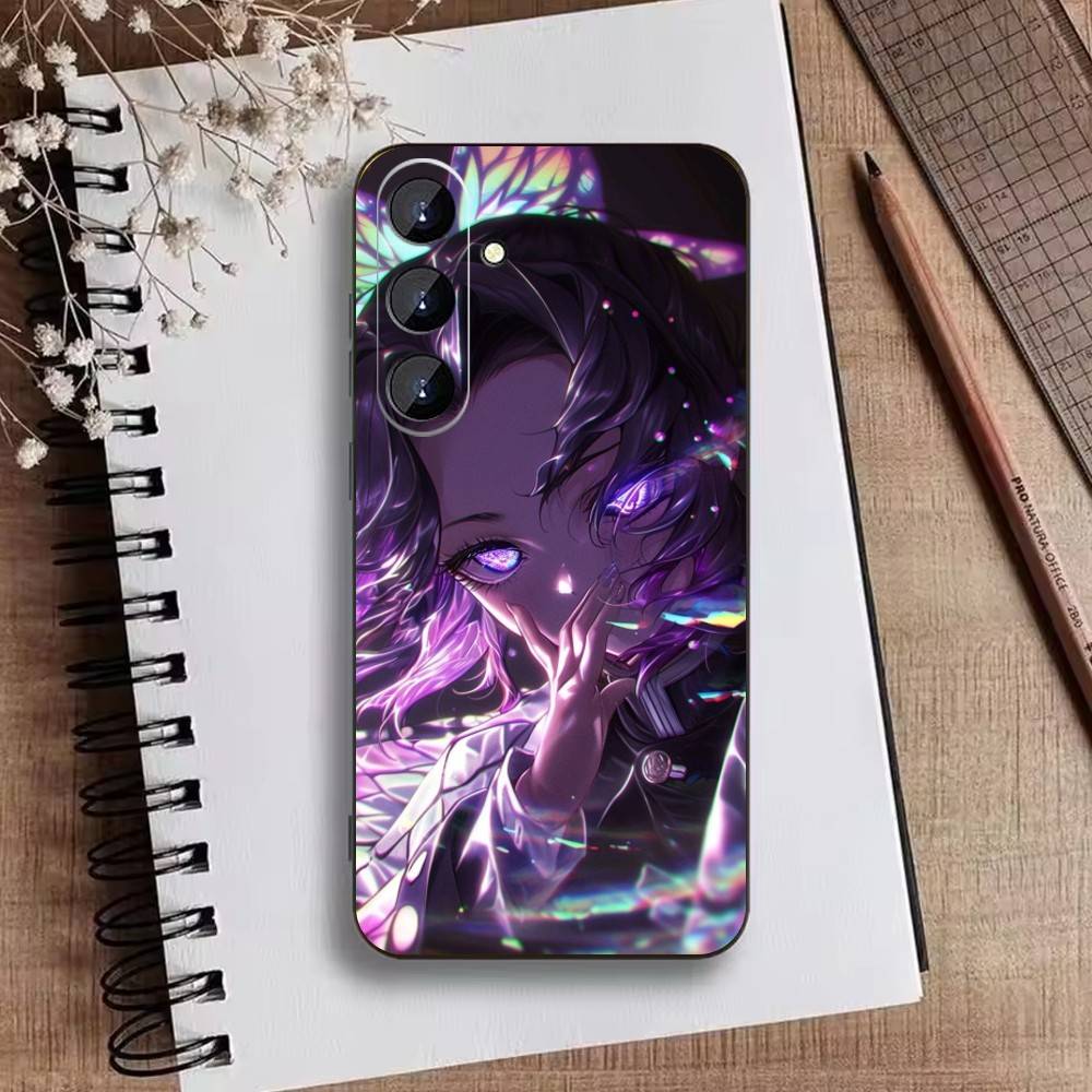 Oshi No Ko A-Anime Cute Phone Case For Samsung Galaxy A73,21,22,32,71,53,52,51,80,5G Soft Black Cover
