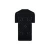 Off-White Backbone Print Short Sleeve T-Shirt Loose Fit Men Tops Black OMAA038E191850011091