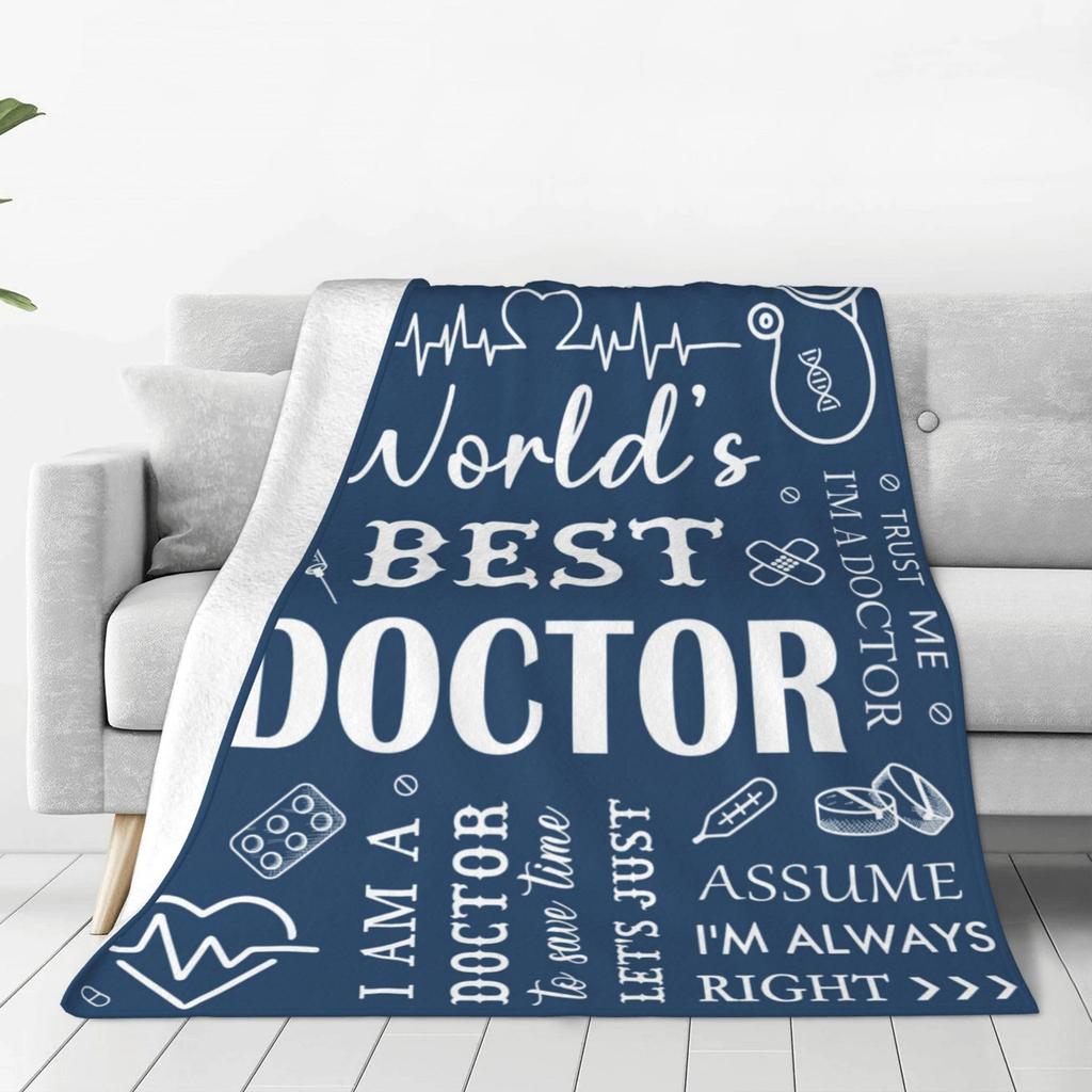 Gifts for doctors, drivers and engineers Printed Blanket for Sofa Bed Travel Camping Living Room Office Conditioning Blanket