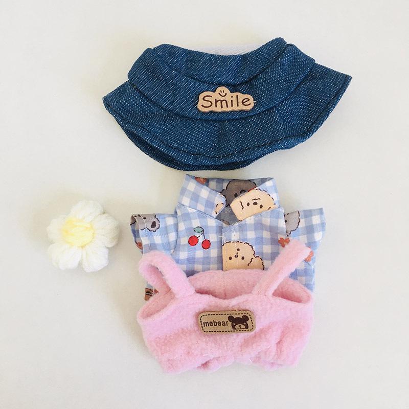 בגדי בובת קטיפה ויניל חמודה 17 ס"מ קופסה עיוורת - תליון LaBuBu שמלת אביזרים