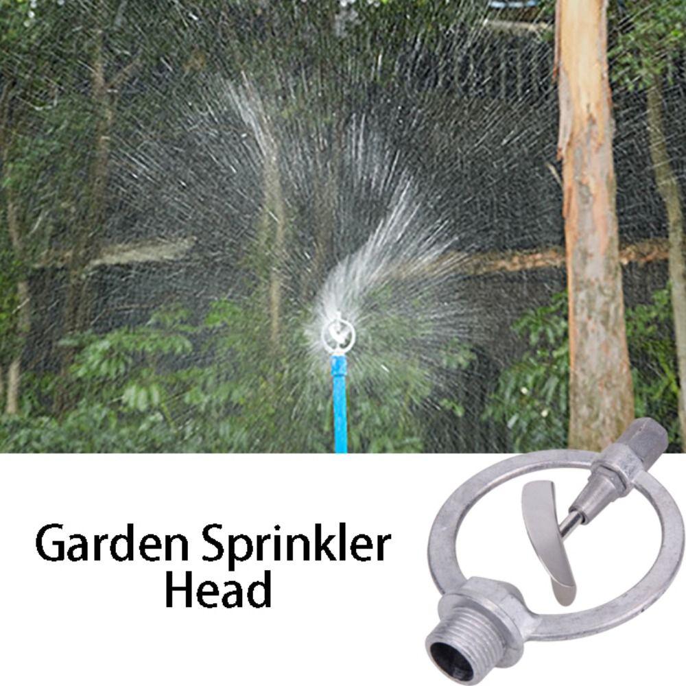 360 Degree Rotation Zinc Zinc Alloy Rain Nozzle Irrigation Sprinkler  Landscape Greenhouse