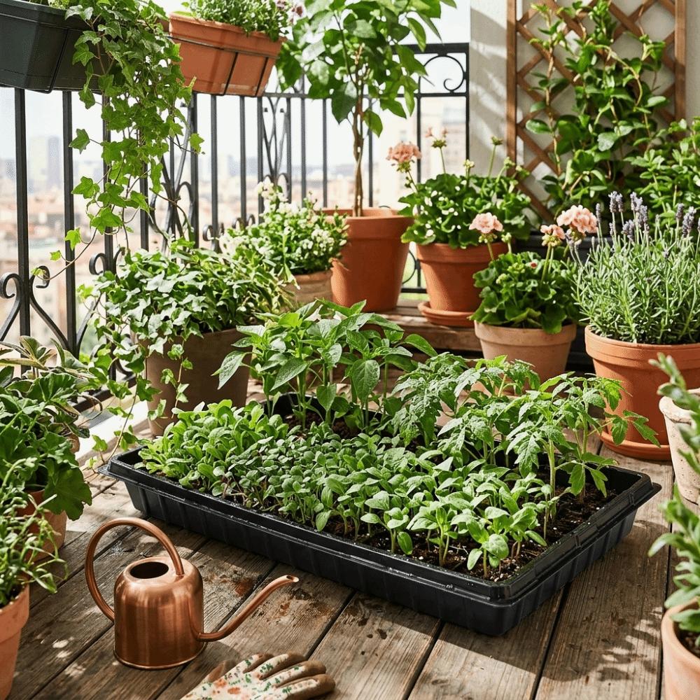 2pcs 54*28cm Seeding Nursery Tray with Holes Succulent Germination Tray Seed Starting Flower Plant Hydroponic Vegetable Tray