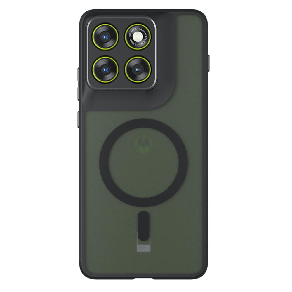 

Для Motorola Edge 70 5G Магнітний чохол-шкіра з TPU + PC Матовий чохол для телефону