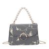 PU Handbags Pearl Clutch Bag New Shoulder Crossbody Bag  Women