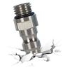 M8x1 Threaded Air Charging Valves with 40MPa Pressure Rating Leakproof One Way Mechanism For Industrial Pneumatic Tool