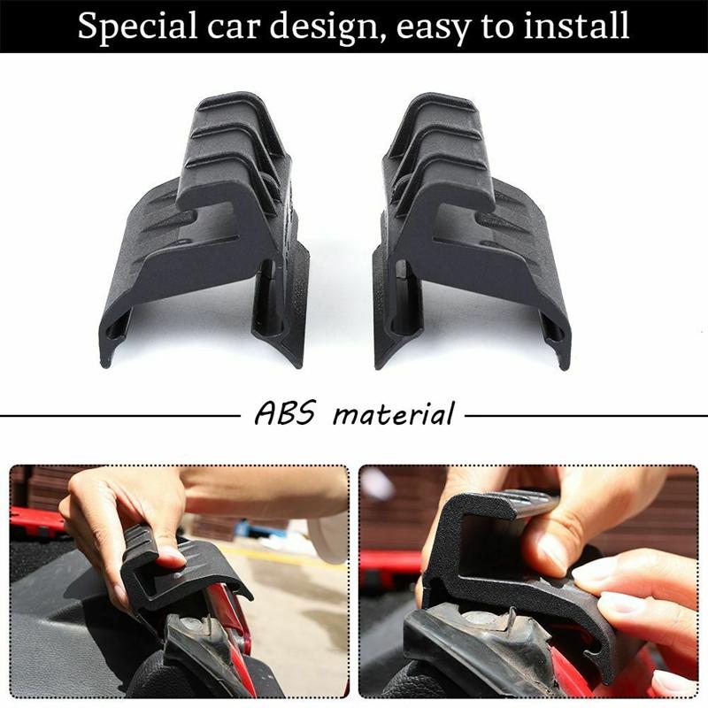 2 Stück Weiche Dach Heckscheiben Halteclips 55395761AE & 55395760AE Für Jeep Wrangler JK Modifikationszubehör